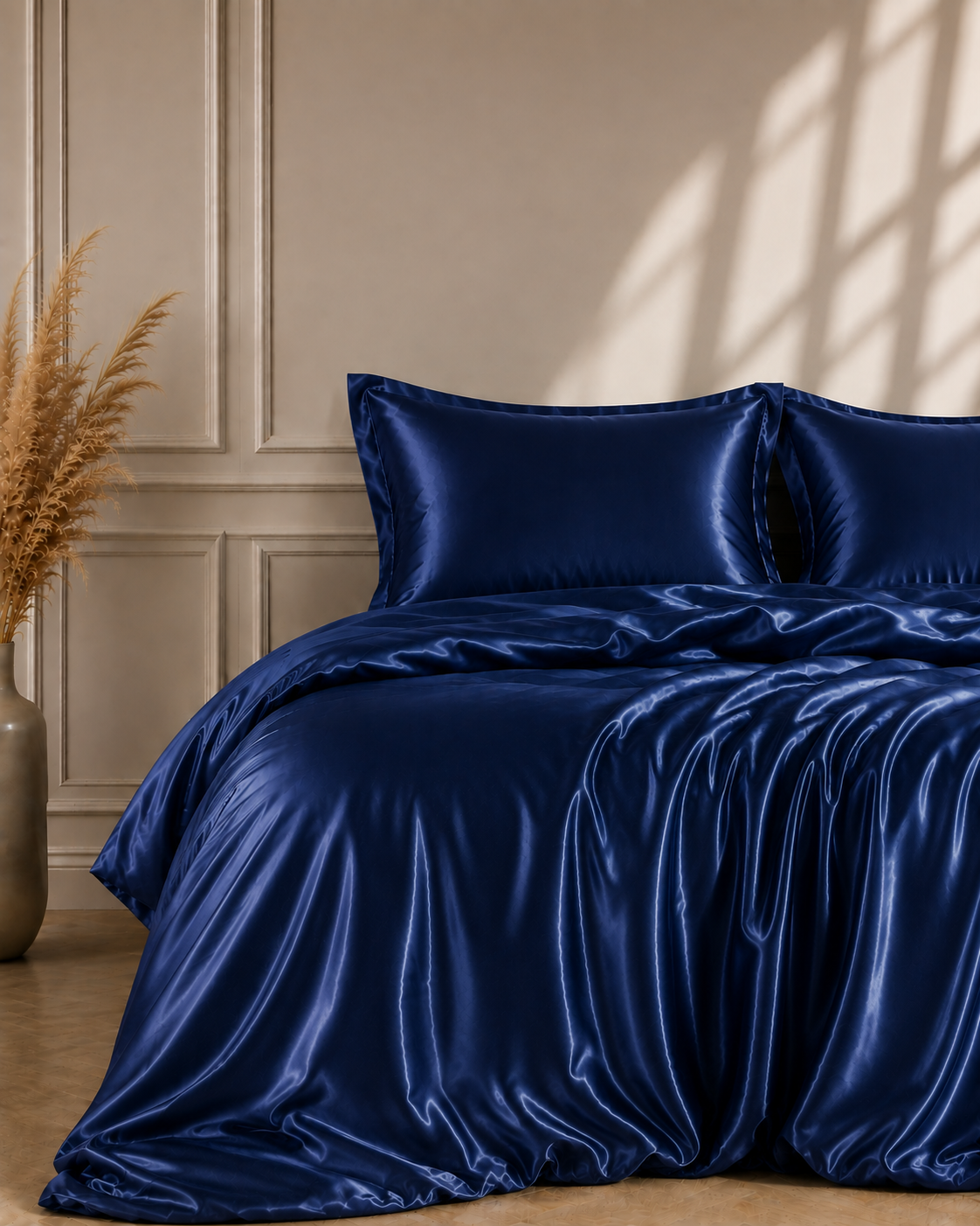Set di biancheria da letto 100% in raso saten di gelso